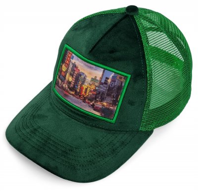 Czapka z daszkiem - Gårda Velvet Trucker Bangkok (zielony)