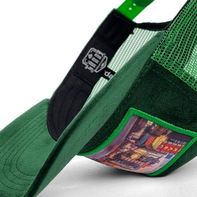 Czapka z daszkiem - Gårda Velvet Trucker Bangkok (zielony)