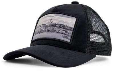 Czapka z daszkiem - Gårda Velvet Trucker Helsinki (czarny)