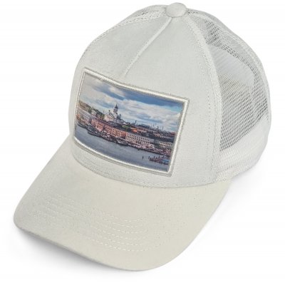 Czapka z daszkiem - Gårda Velvet Trucker Helsinki (biały)