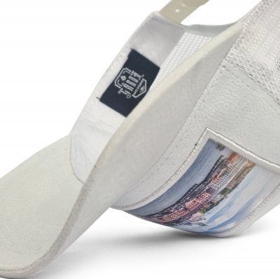 Czapka z daszkiem - Gårda Velvet Trucker Helsinki (biały)