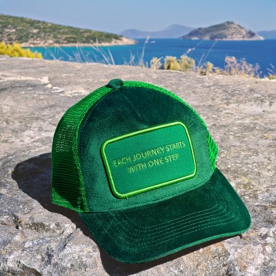 Czapka - Gårda Velvet Trucker Journey (zielony)