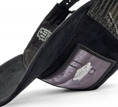 Czapka z daszkiem - Gårda Velvet Trucker Las Vegas (czarny)