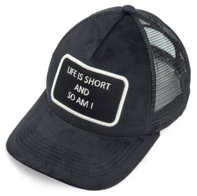 Czapka - Gårda Velvet Trucker Life Is Short (czarny)