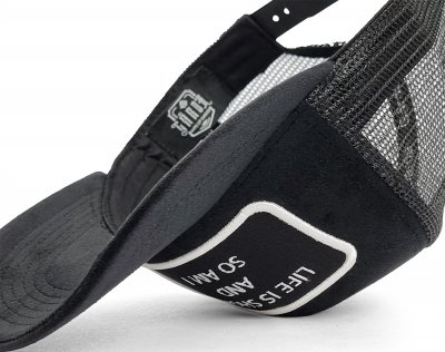 Czapka - Gårda Velvet Trucker Life Is Short (czarny)