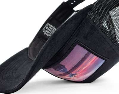 Czapka z daszkiem - Gårda Velvet Trucker Liverpool (czarny)