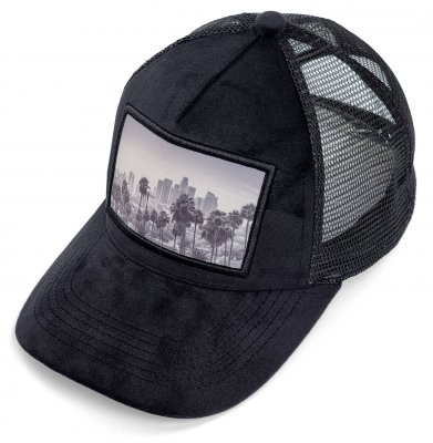 Czapka z daszkiem - Gårda Velvet Trucker Los Angeles (czarny)