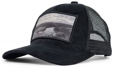 Czapka z daszkiem - Gårda Velvet Trucker Norrland (czarny)
