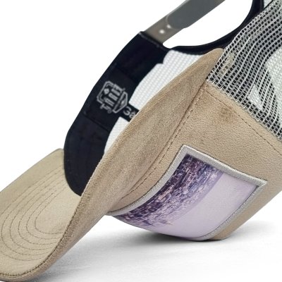 Czapka z daszkiem - Gårda Velvet Trucker Paris (beżowy)