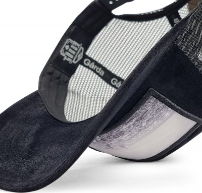 Czapka z daszkiem - Gårda Velvet Trucker Paris (czarny)