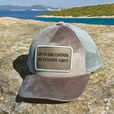 Czapka - Gårda Velvet Trucker Uncertain (szary)