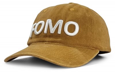 Czapka z daszkiem - Gårda Fomo Washed Cap (żółty)