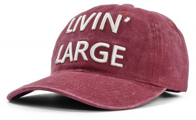 Czapka z daszkiem - Gårda Livin Large Washed Cap (czerwony)