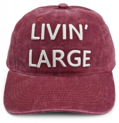 Czapka z daszkiem - Gårda Livin Large Washed Cap (czerwony)