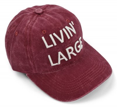 Czapka z daszkiem - Gårda Livin Large Washed Cap (czerwony)