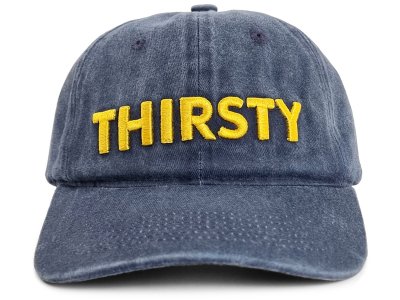 Czapka z daszkiem - Gårda Thirsty Washed Cap (niebieski)