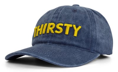Czapka z daszkiem - Gårda Thirsty Washed Cap (niebieski)