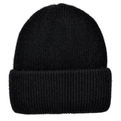 Czapki - Gårda Angora Beanie (czarny)