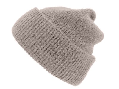 Czapki - Gårda Angora Beanie (greige)