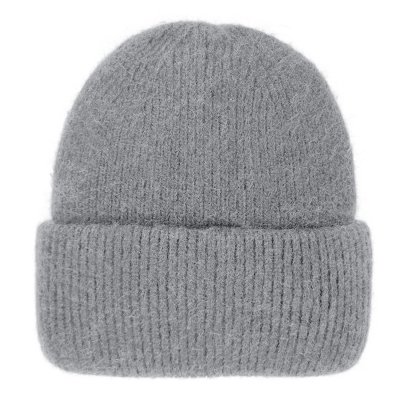 Czapki - Gårda Angora Beanie (jasnoszary)