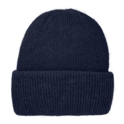 Czapki - Gårda Angora Beanie (granatowy)