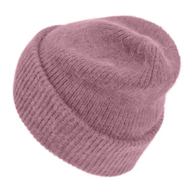 Czapki - Gårda Angora Beanie (fioletowy)