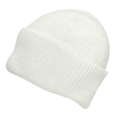 Czapki - Gårda Angora Beanie (biały)