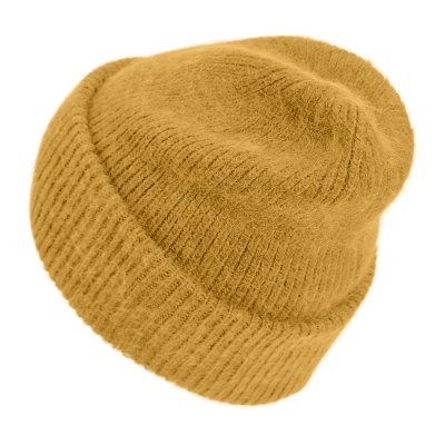 Czapki - Gårda Angora Beanie (żółty)