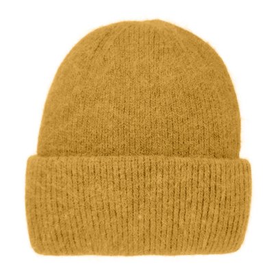 Czapki - Gårda Angora Beanie (żółty)