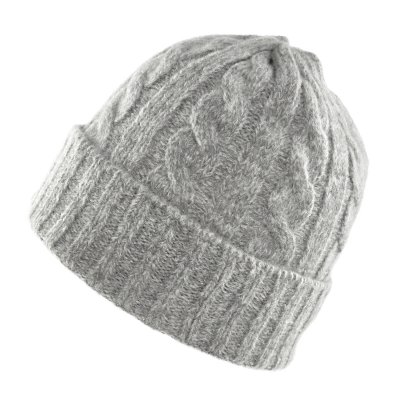 Czapka - Gårda Bad Gastein Cable Knit Wool Mix Beanie (szary)