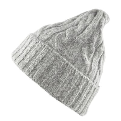 Czapka - Gårda Bad Gastein Cable Knit Wool Mix Beanie (szary)