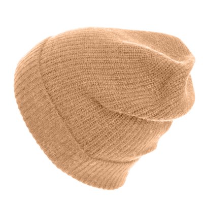 Czapki - Gårda Cashmere Beanie (wielbłąd)