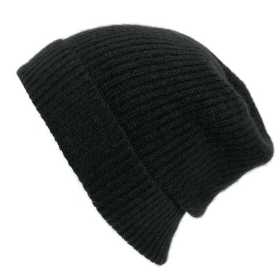 Czapki - Gårda Cashmere Beanie (czarny)