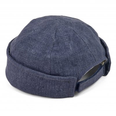 Czapka - Gårda Cavo Linen Docker Beanie (niebieski)