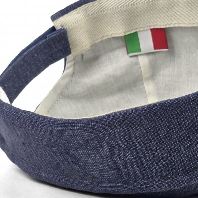 Czapka - Gårda Cavo Linen Docker Beanie (niebieski)