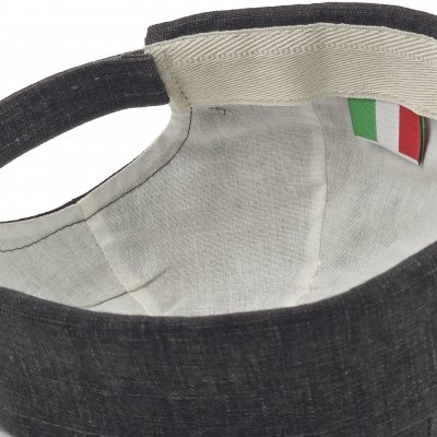 Czapka - Gårda Cavo Linen Docker Beanie (Ciemno Szary)