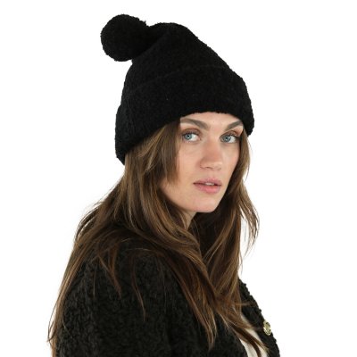 Czapka - Gårda Cortina Wool Mix Beanie (czarny)