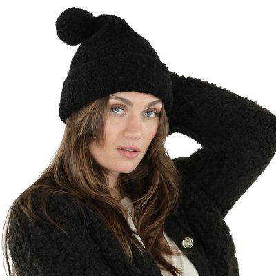 Czapka - Gårda Cortina Wool Mix Beanie (czarny)