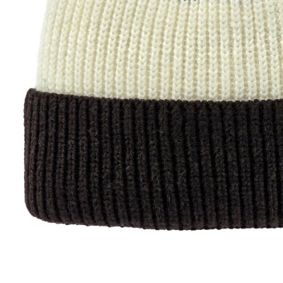 Czapka - Gårda Courchevel Merino Wool Beanie (beżowy/ecru/brązowy)