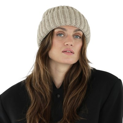 Czapka - Gårda Ebene Wool Mix Beanie (beżowy)