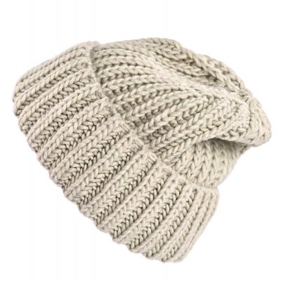 Czapka - Gårda Ebene Wool Mix Beanie (beżowy)