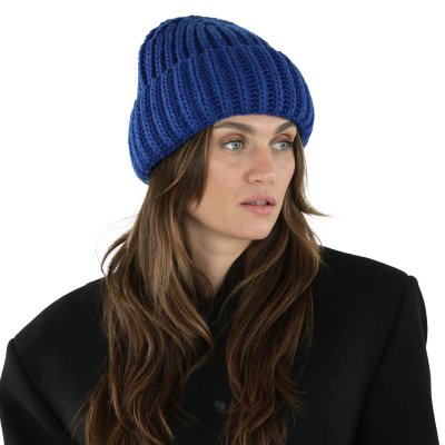 Czapka - Gårda Ebene Wool Mix Beanie (niebieski)