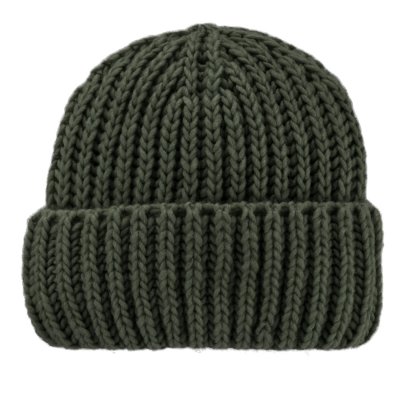 Czapka - Gårda Ebene Wool Mix Beanie (ciemnozielony)