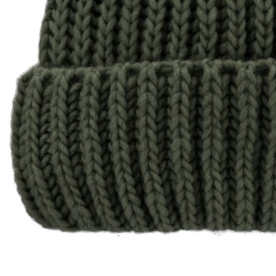 Czapka - Gårda Ebene Wool Mix Beanie (ciemnozielony)