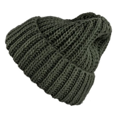 Czapka - Gårda Ebene Wool Mix Beanie (ciemnozielony)
