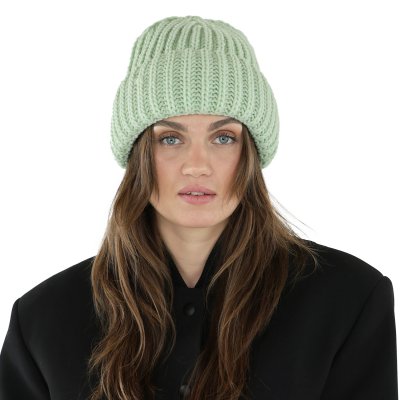 Czapka - Gårda Ebene Wool Mix Beanie (miętowa zieleń)