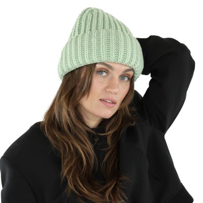 Czapka - Gårda Ebene Wool Mix Beanie (miętowa zieleń)