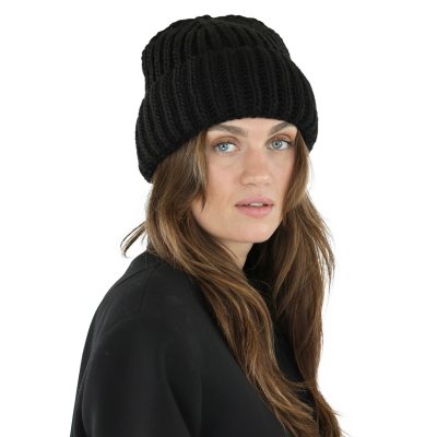 Czapka - Gårda Ebene Wool Mix Beanie (czarny)