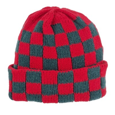 Czapki - Gårda Hedemora Beanie (czerwony/zielony)