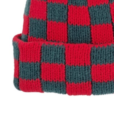 Czapki - Gårda Hedemora Beanie (czerwony/zielony)
